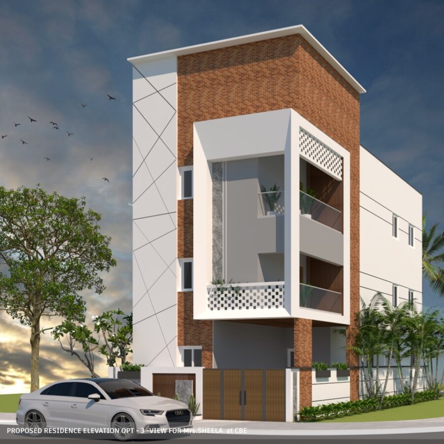 Proposed Residence Interior Designing Mrs.Sheela at Cbe